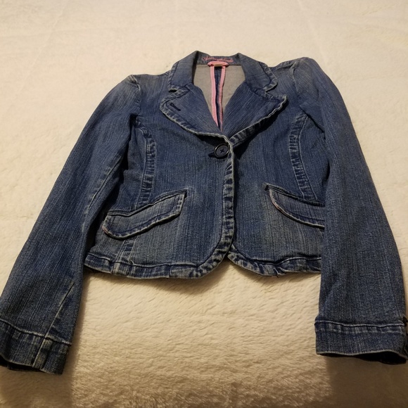 Vintage American Eagle Demin Single button Jacket - Picture 2 of 4